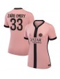 Paris Saint-Germain Warren Zaire-Emery #33 Alternativní Dres pro Dámské 2024-25 Krátký Rukáv